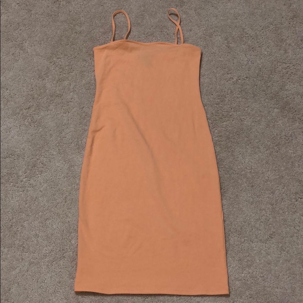 Cantaloupe color dress